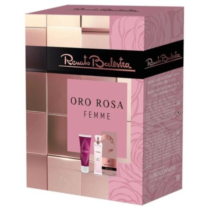 Renato Balestra Rose Gold Gift Set Women's Perfume EDP 100ml and Body Lotion 100ml