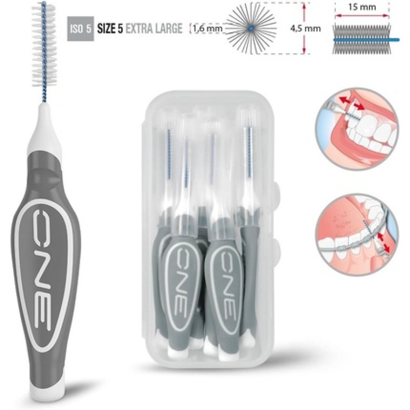 Silver Care One Dental Interdental Brush Extra Large 12 Pcs