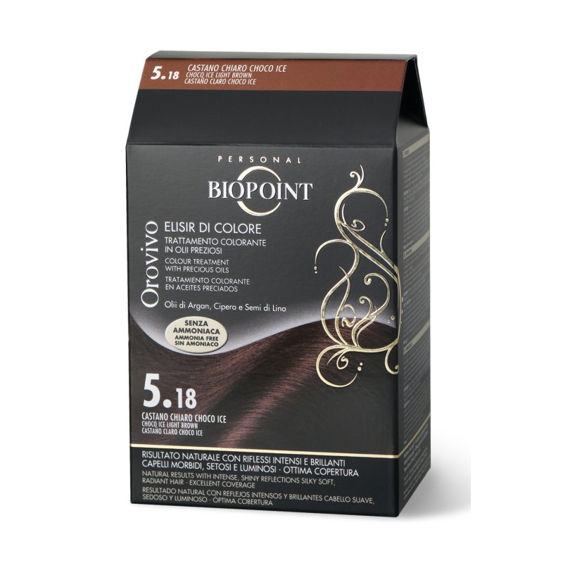 Biopoint Orovivo Colour Elixir couleur de cheveux Marron
