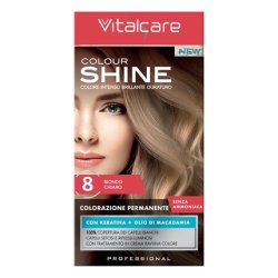 Vitalcare Color Shine Cream without Ammonia with Keratin No. 8 Light Blonde