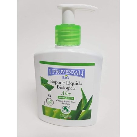 I Provenzali Bio Natural Hand Liquid Soap with 20% Aloe 250ml - 100% Vegan