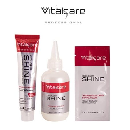 Vitalcare Color Shine Cream with Keratin Ammonia-Free 4.62 Chestnut Red Iris