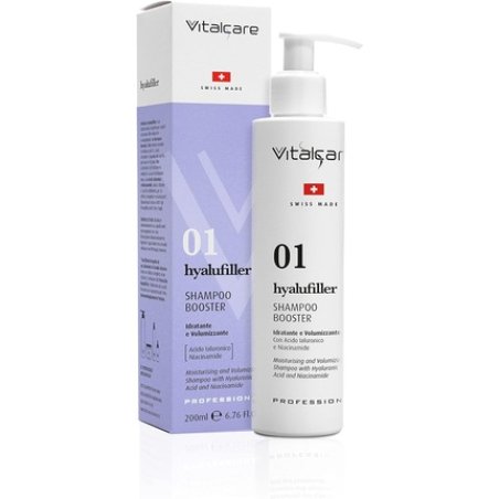 Vitalcare Hyalufiller Booster Shampoo Moisturizing and Volume Shampoo with Hyaluronic Acid 200ml
