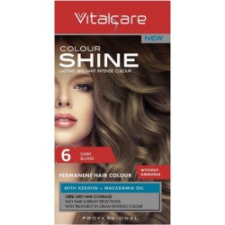 Vitalcare Colour Shine Cream Ammonia-Free with Keratin No. 6 Dark Blonde