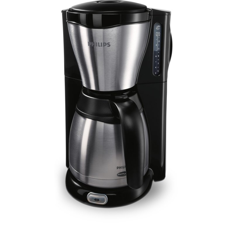 Philips Cafetière filtre HD7546/20 / Café Gaia Collection Argent/noir
