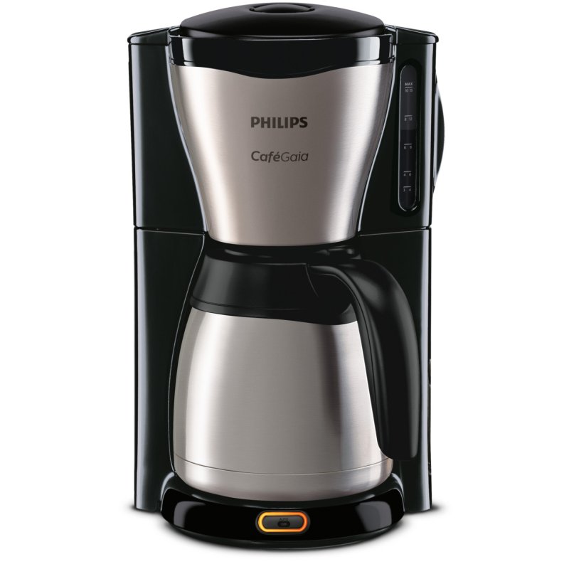 Philips Cafetière filtre HD7546/20 / Café Gaia Collection Argent/noir