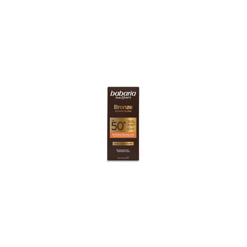 BABARIA SOL. FACIAL FLUIDO SOLAR FOTOPROTECTOR BRONZE SPF50 40 ML
