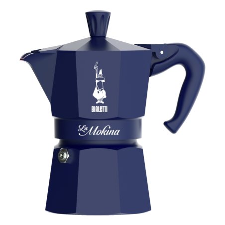 Bialetti 0005411 machine à café manuelle Cafetière à moka 0,04 L Bleu