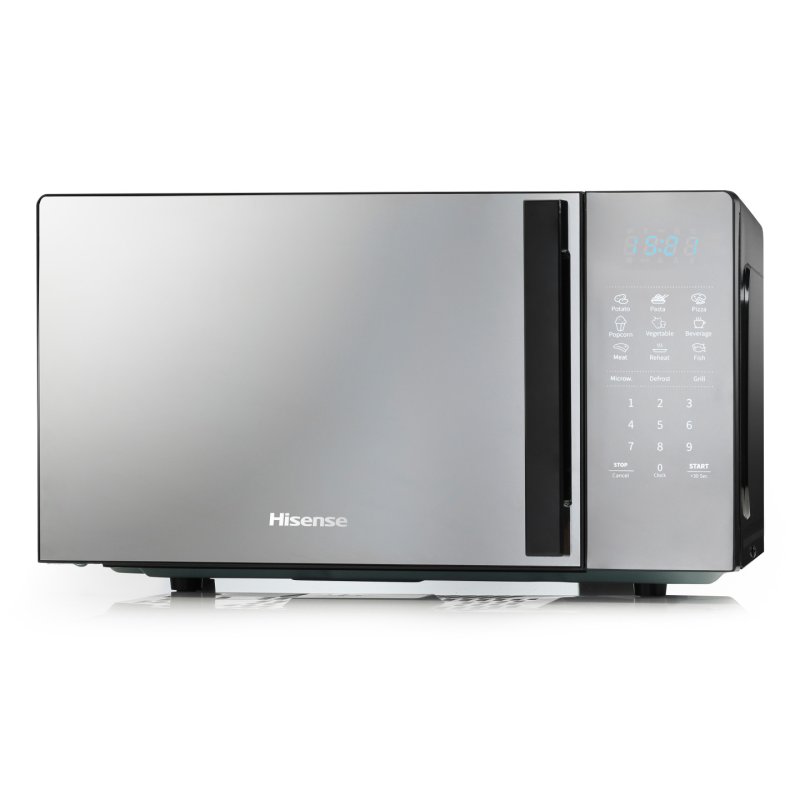 Hisense H20MOMBS4HG micro-onde Argent Micro-ondes grill Comptoir 20 L 700 W