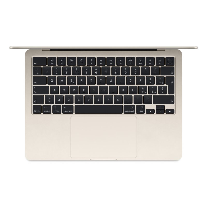 Apple MacBook Air 13-inch : M4 chip with 10-core CPU and 8-core GPU, 16GB, 256GB SSD - Starlight