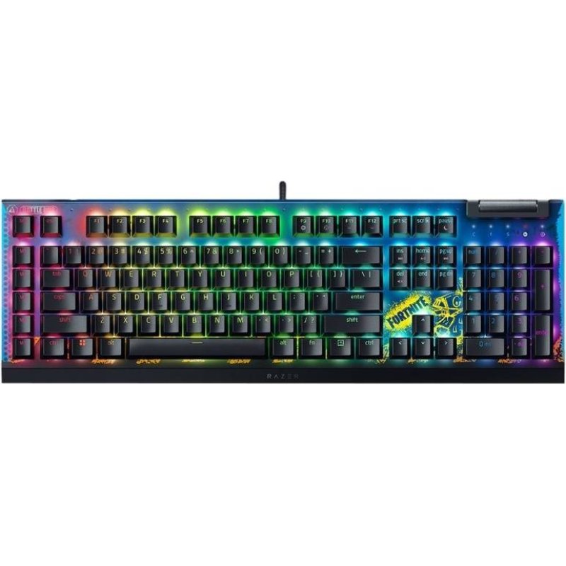 Razer - BlackWidow V4 X - (Yellow Switch) - Fortnite Edition