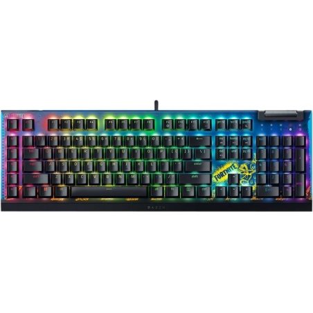Razer - BlackWidow V4 X - (Yellow Switch) - Fortnite Edition