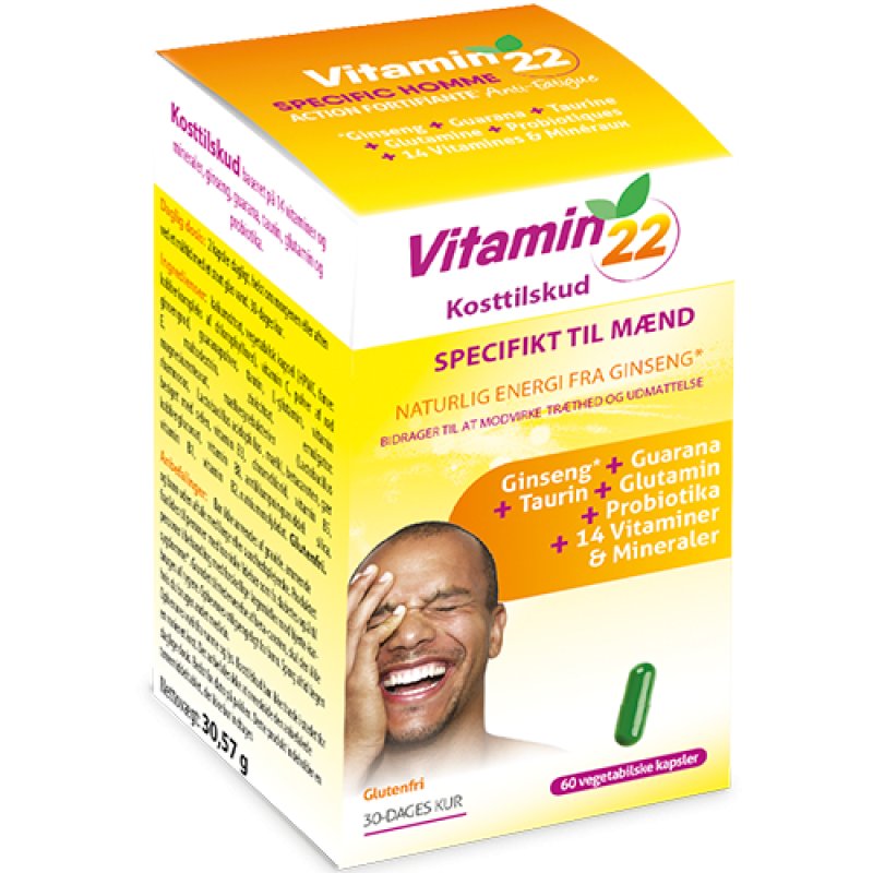 VITAMIN'22 SPECIFIC GENTLEMEN. 60 Kapsler / SPECIFIC FOR MEN