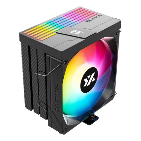 XYZ THERMAX 6 PULSAR A-RGB Processor Air cooler 12 cm Black 1 pc(s)