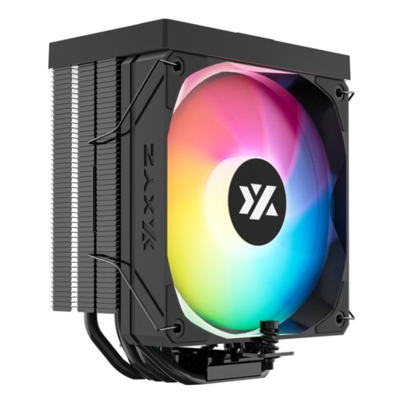 XYZ THERMAX 6 PULSAR A-RGB Processor Air cooler 12 cm Black 1 pc(s)