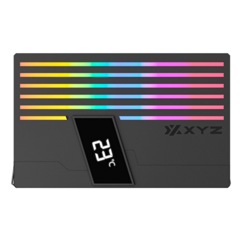 XYZ THERMAX 6 PULSAR A-RGB Processeur Refroidisseur d'air 12 cm Noir 1 pièce(s)