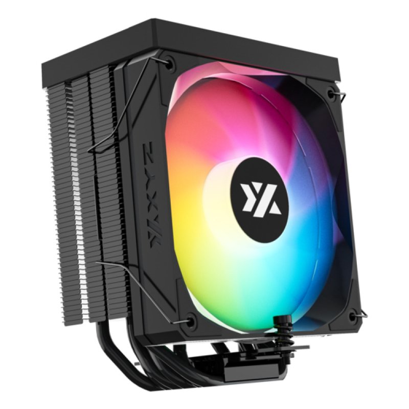 XYZ THERMAX 6 PULSAR A-RGB Processeur Refroidisseur d'air 12 cm Noir 1 pièce(s)