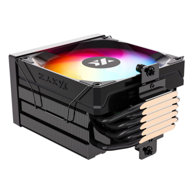 XYZ THERMAX 6 PULSAR A-RGB Processeur Refroidisseur d'air 12 cm Noir 1 pièce(s)