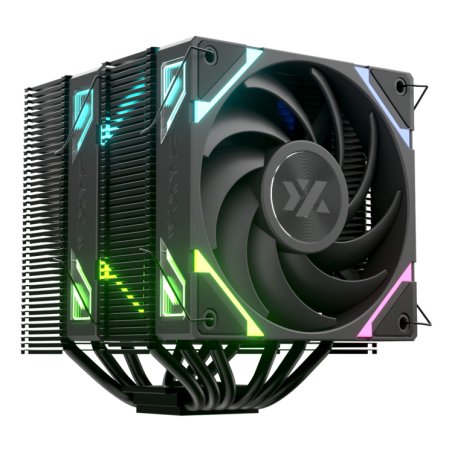 XYZ Thermax 6 DUO Processor Air cooler 12 cm Black 1 pc(s)