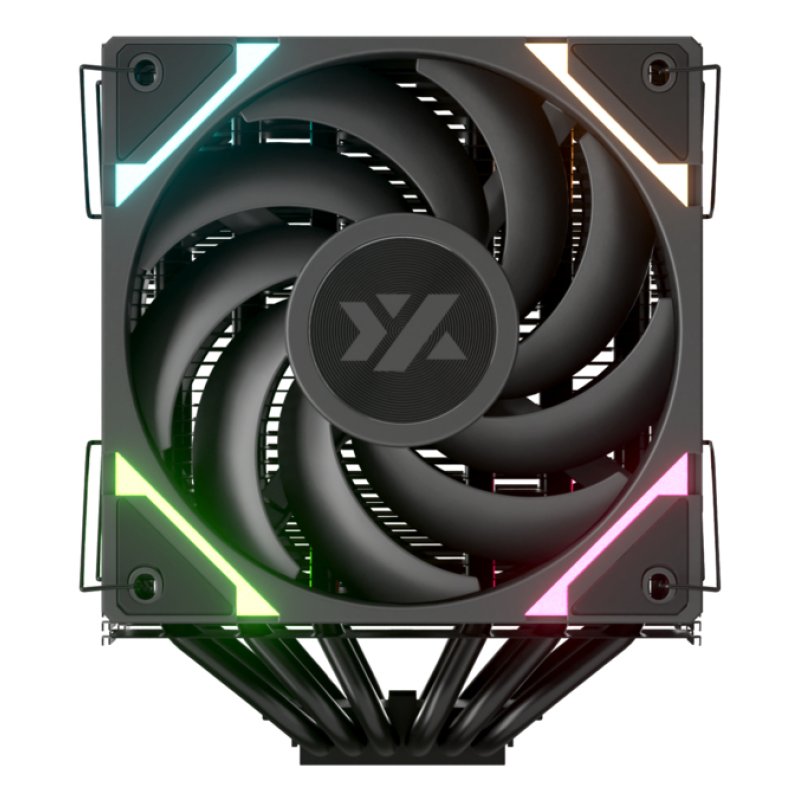 XYZ Thermax 6 DUO Processor Air cooler 12 cm Black 1 pc(s)
