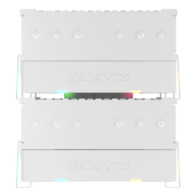 XYZ X-AC-THERDUOW6 système de refroidissement d’ordinateur Processeur Refroidisseur d'air 12 cm Blanc 1 pièce(s)