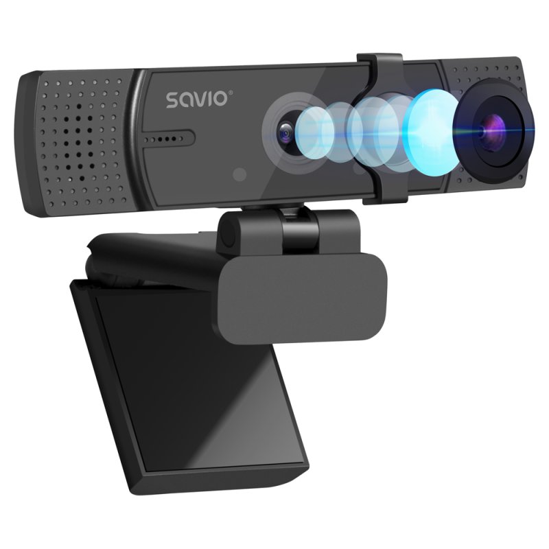 Savio CAK-05 webcam 3,7 MP 2560 x 1440 pixels USB Noir