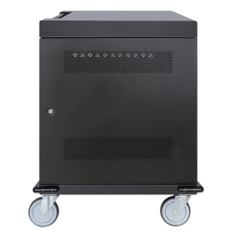 Manhattan Laptop Charging Cart/Trolley via AC Adapter (EU) 32-bay Install device's AC Adapter (power cables) into unit