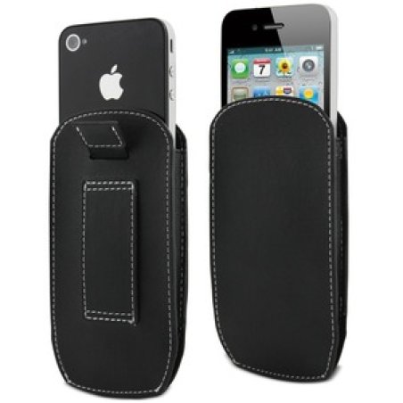 ETUI VERTICAL TAILLE M NOIR PASSANT CEINTURE 59x95x7mm
