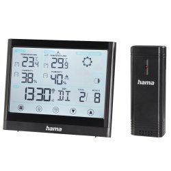 FULL TOUCH WEATHER STATION BLACK