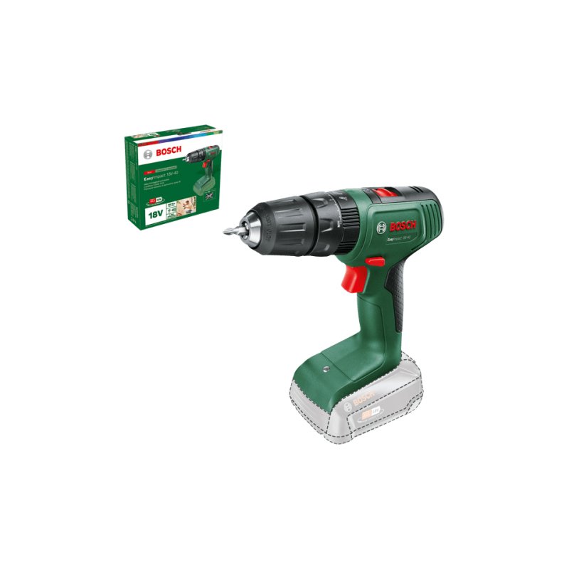 Bosch EasyImpact 18V 40 1630 tr/min Sans clé 1,4 kg Vert