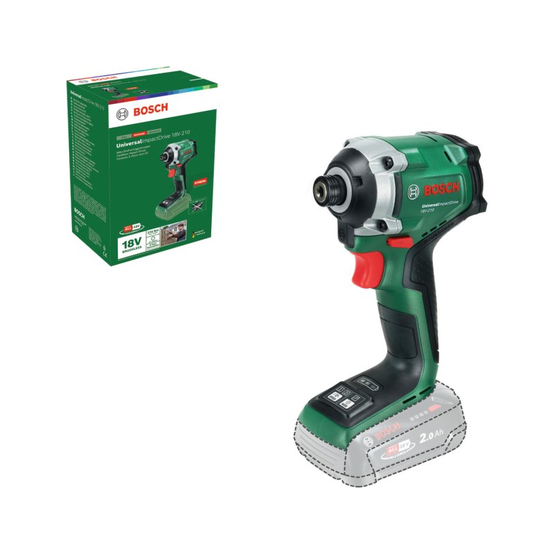 Bosch UniversalImpactDrive 18V-210 (Bare tool, Carton)
