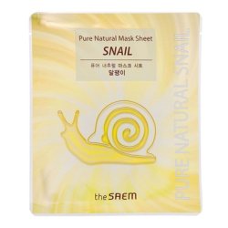 Saem Natural Snail Mask In Sheet A Rejuvenating Face Mask