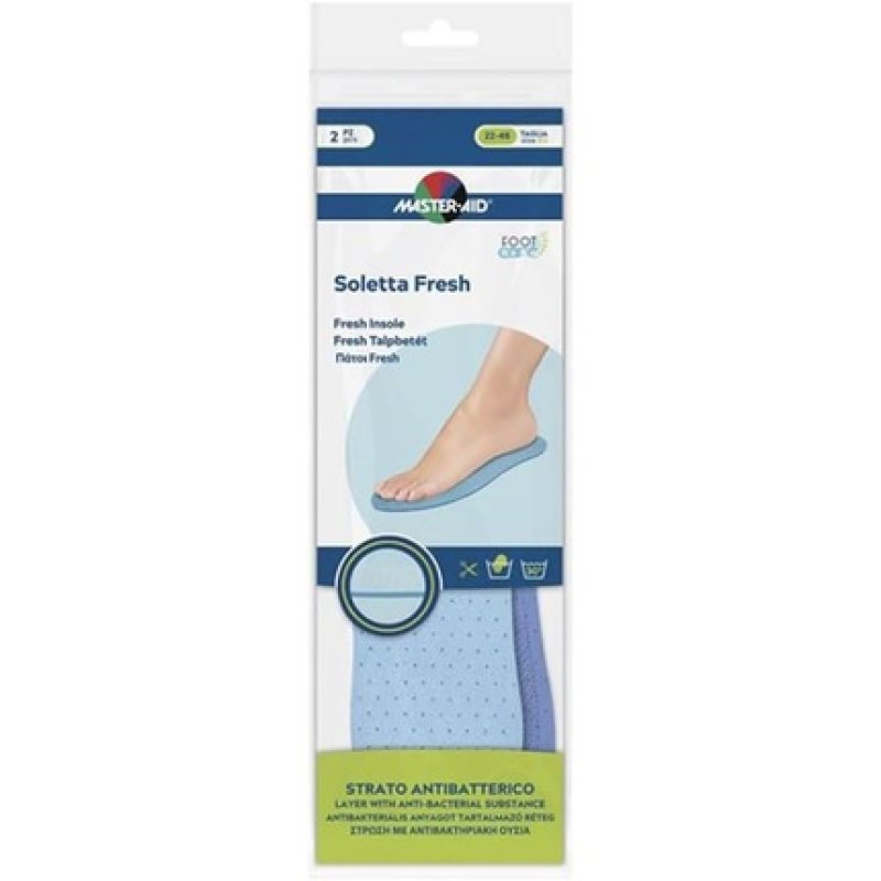 Masteraid Foot Care Soletta Fresh Ritagliabile Trimmed Insole 2 Units