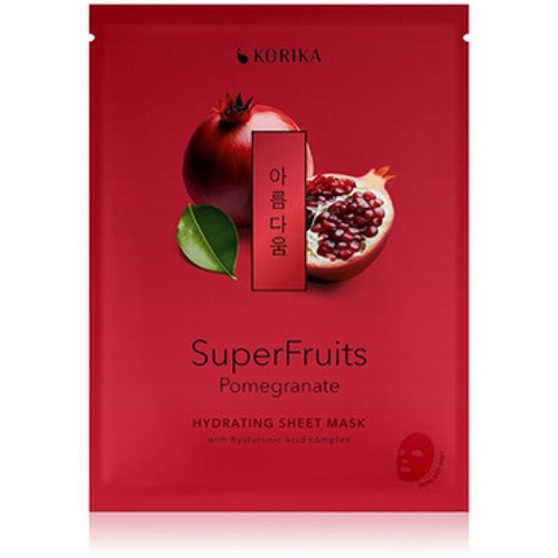 Korika Superfruits Pomegranate Hydrating Sheet Mask