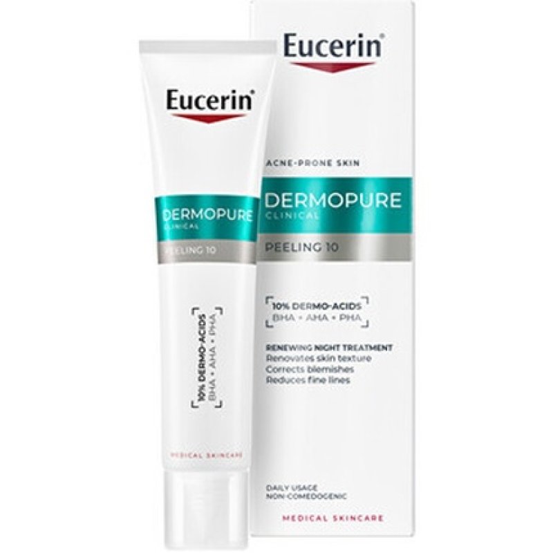 Eucerin Dermopure Clinical Renewing Night Treatment Peeling For Problematic Skin