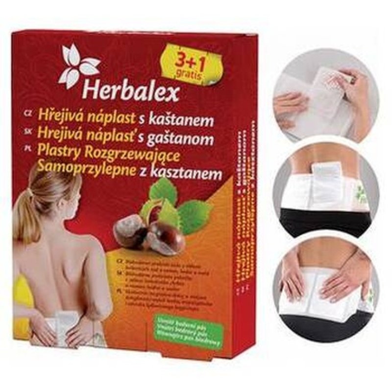 Herbamedicus Warming Plasters With Horse Chestnut 31 Free Lumbar Belt