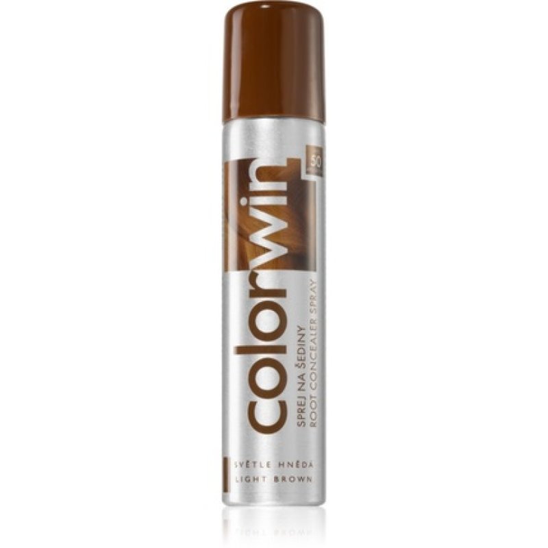 Colorwin Hair Spray Color Corrector Light Brown 75 Ml