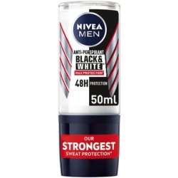 Nivea Men Black & White Max Protection Antiperspirant Roll On 48h 50ml