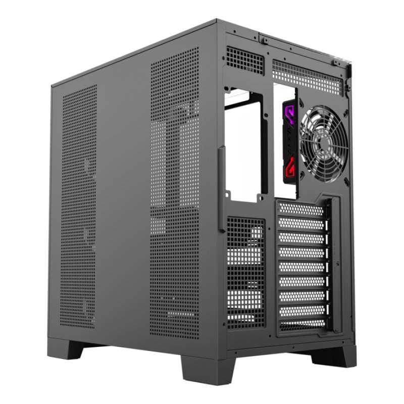 Boitier Moyen Tour ATX XYZ Tesseract RGB avec panneaux vitrés (Noir)