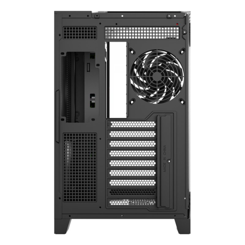 Boitier Moyen Tour ATX XYZ Tesseract RGB avec panneaux vitrés (Noir)