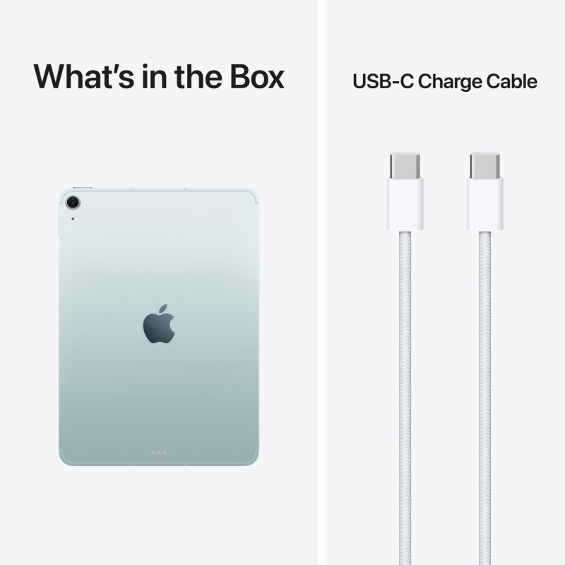 Apple iPad Air 5G Apple M LTE-TDD & LTE-FDD 512 Go 27,9 cm (11") 12 Go Wi-Fi 7 (802.11be) iPadOS 26 Bleu