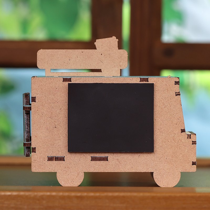 MINI BOOK NOOK KIT - DIY- Café Bus - Avec Aimants