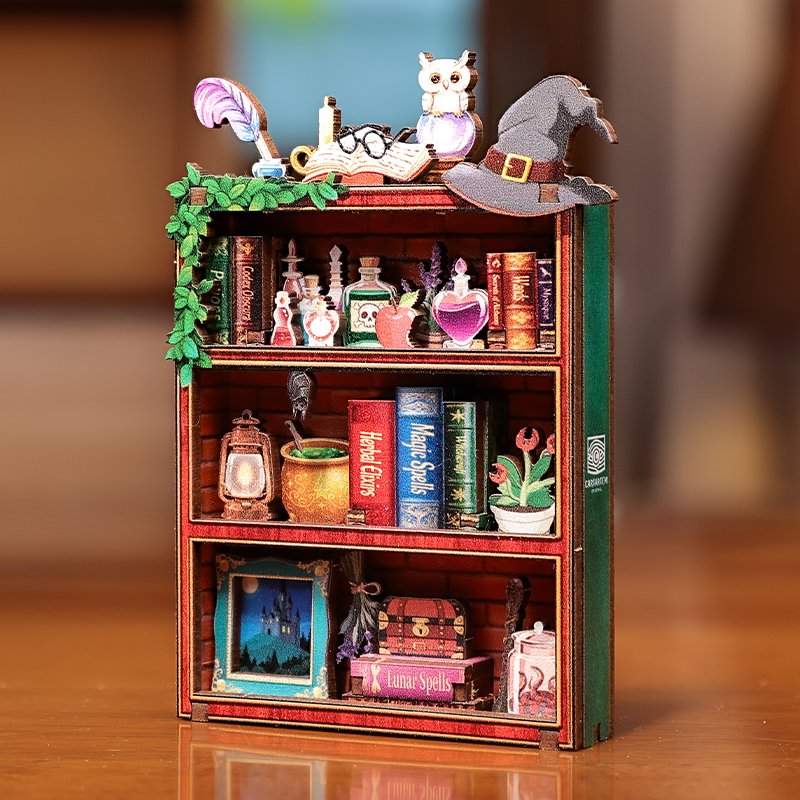 MINI BOOK NOOK KIT - DIY- Etagère Magique - Avec Aimants