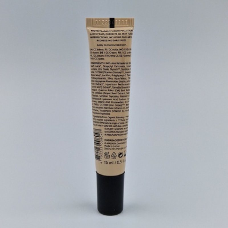 Madara CityCC CC Cream with SPF15 Moisturizer Light Coverage 15ml