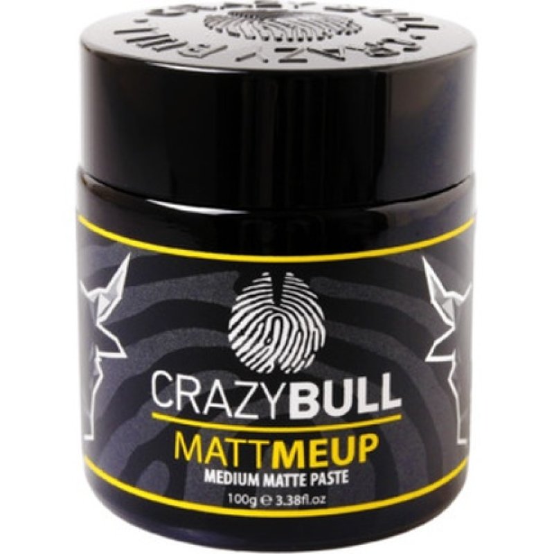STOCKINK1 - Crazybull Matt Meup Medium Matte Paste Hair Styling Paste