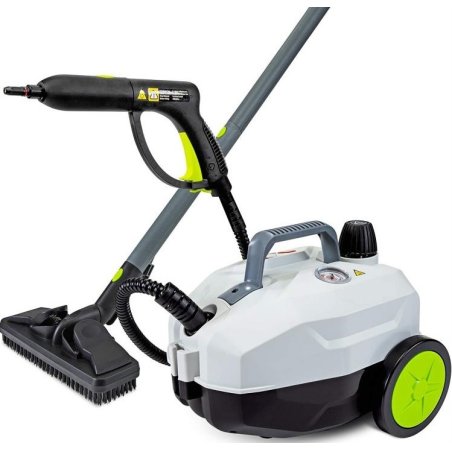 KitchenChef Vapor Net Proclean 2000 Cylinder steam cleaner 1.8 L 2000 W Black, Green, White