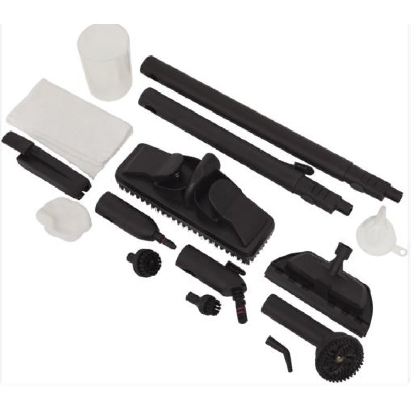 KitchenChef Vapor Net Proclean 2000 Nettoyeur vapeur traineau 1,8 L 2000 W Noir, Vert, Blanc