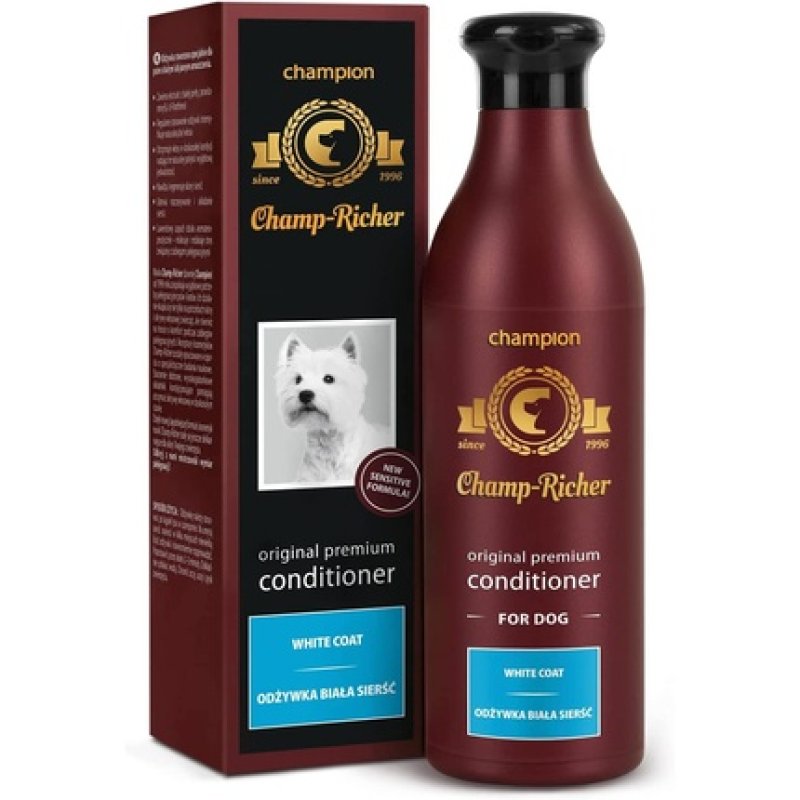 Champ-Richer Conditioner White Dog Coat 250ml