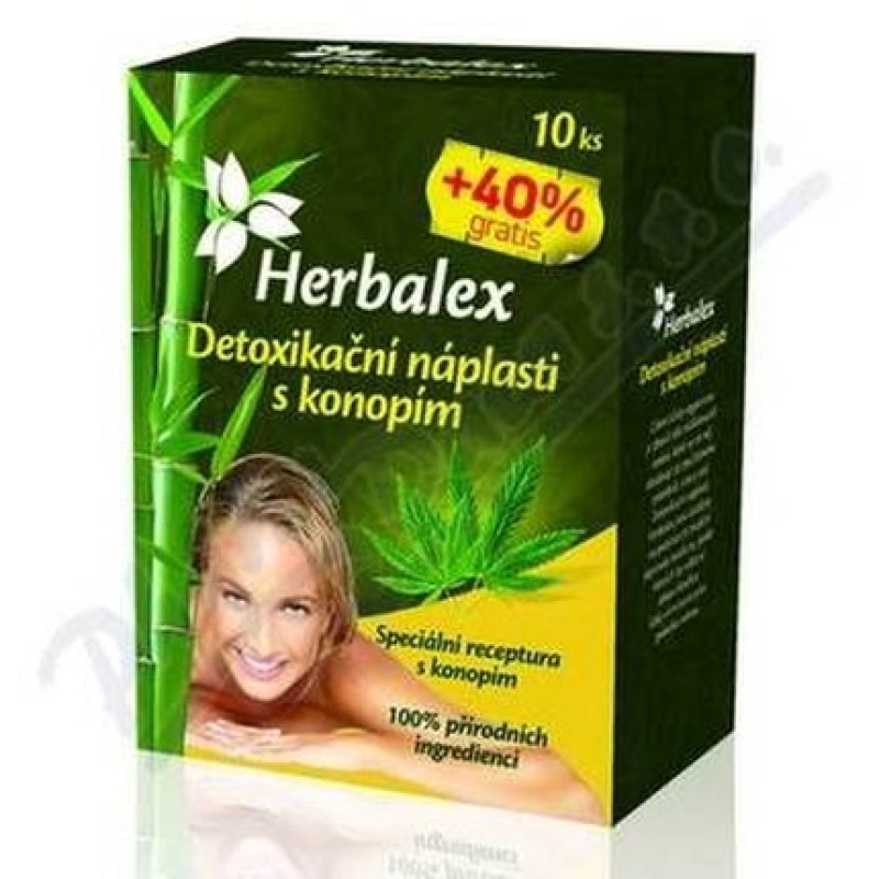Herbamedicus Detox Patches With Hemp 10 Pcs 40 Free