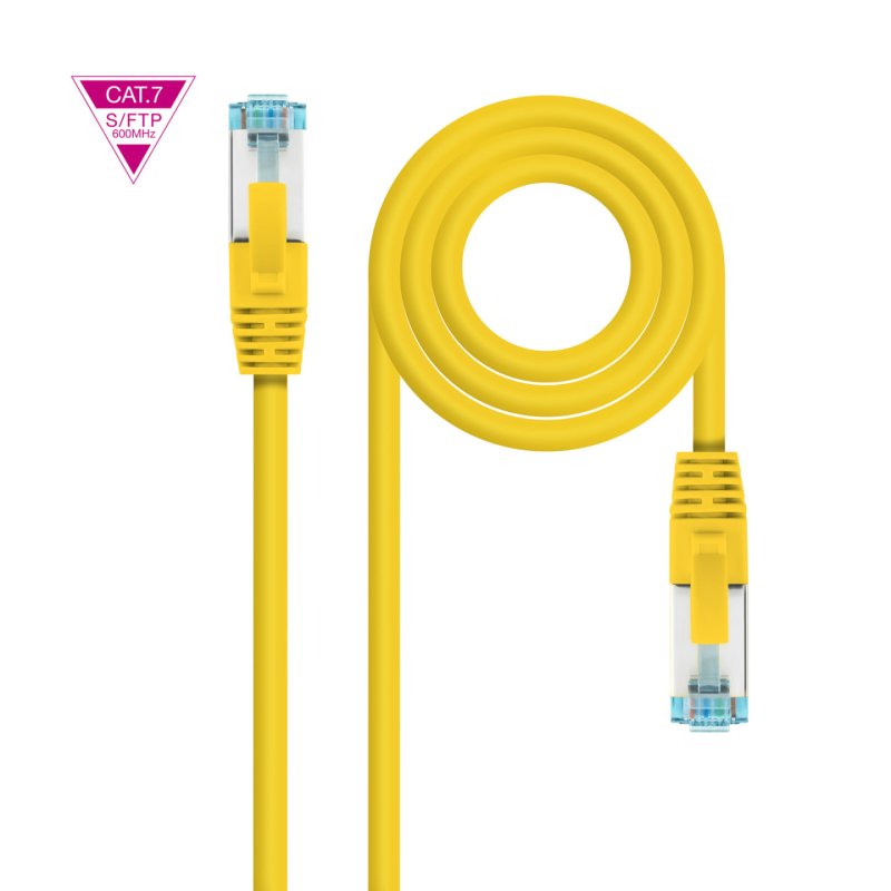 Nanocable 10.20.1701-Y câble de réseau Jaune 1 m Cat7 SF/UTP (S-FTP)